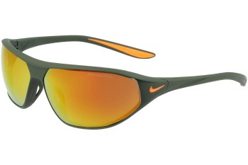 Slnečné okuliare Nike Aero Swift M DQ0993 325 Obdĺžníkové Zelené