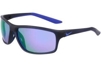 Slnečné okuliare Nike Adrenaline 22 DV2155 451 Obdĺžníkové Modré