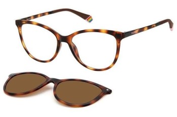 Okuliare Polaroid PLD6138/CS 086/SP Polarized Cat Eye Havana