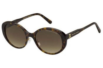 Slnečné okuliare Marc Jacobs MARC627/G/S 086/HA Okrúhle Havana