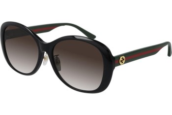 Slnečné okuliare Gucci GG0849SK 001 Okrúhle Čierne