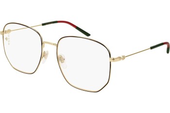 Okuliare Gucci GG0396O 001 Squared Zlaté