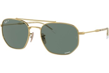 Slnečné okuliare Ray-Ban RB3707 001/O9 Polarized Pilot Zlaté