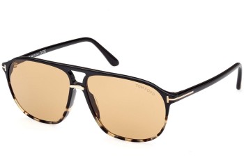 Slnečné okuliare Tom Ford FT1026 05E Pilot Čierne