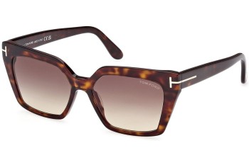 Slnečné okuliare Tom Ford FT1030 52F Cat Eye Havana