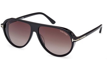 Slnečné okuliare Tom Ford FT1023 01B Pilot Čierne