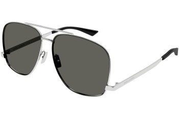 Slnečné okuliare Saint Laurent SL653LEON 001 Pilot Strieborné