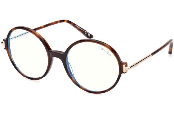 Okuliare Tom Ford FT5914-B 052 Okrúhle Havana