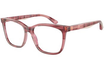 Okuliare Emporio Armani EA3228 6057 Squared Ružové