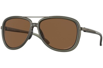 Slnečné okuliare Oakley Split Time OO4129 412925 Pilot Zelené