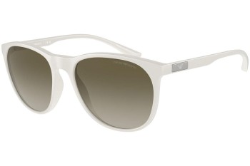 Slnečné okuliare Emporio Armani EA4210 53448E Okrúhle Biele