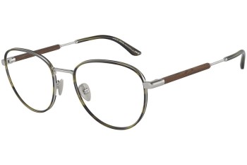 Okuliare Giorgio Armani AR5137J 3045 Okrúhle Strieborné