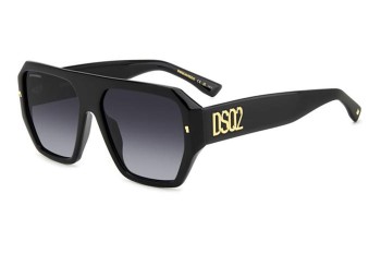 Slnečné okuliare Dsquared2 D20128/S 807/9O Flat Top Čierne