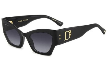 Slnečné okuliare Dsquared2 D20132/S 807/9O Cat Eye Čierne