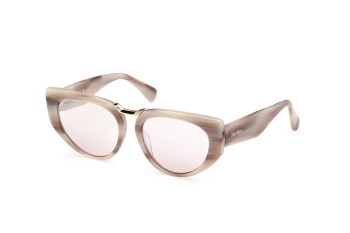 Slnečné okuliare Max Mara MM0093 60G Cat Eye Béžové