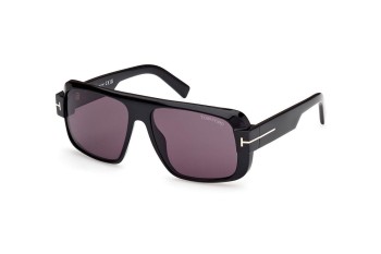 Slnečné okuliare Tom Ford FT1101 01A Flat Top Čierne