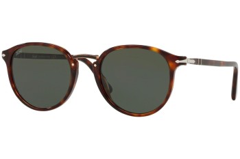 Slnečné okuliare Persol Typewriter Edition PO3210S 24/31 Okrúhle Havana