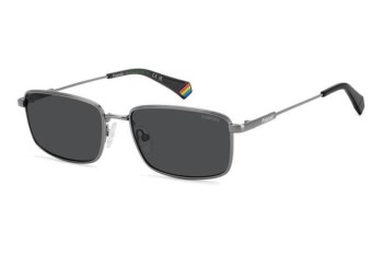 Slnečné okuliare Polaroid PLD6227/S/X KJ1/M9 Polarized Obdĺžníkové Sivé