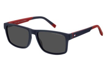 Slnečné okuliare Tommy Hilfiger TH2142/S 8RU/IR Obdĺžníkové Modré