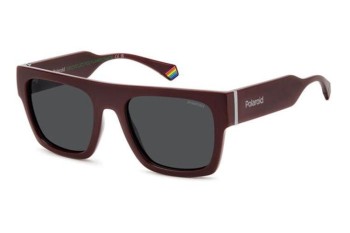 Slnečné okuliare Polaroid PLD6224/S/X LHF/M9 Polarized Flat Top Červené