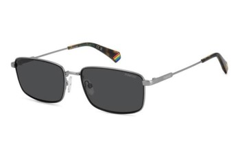 Slnečné okuliare Polaroid PLD6227/S/X SVK/M9 Polarized Obdĺžníkové Strieborné