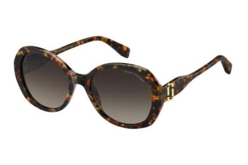 Slnečné okuliare Marc Jacobs MARC763/S 0UC/HA Oválne Havana