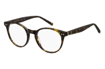 Okuliare Tommy Hilfiger TH2161 086 Okrúhle Havana