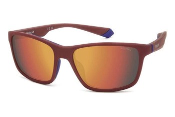 Slnečné okuliare Polaroid PLD2153/S 0Z3/OZ Polarized Obdĺžníkové Červené