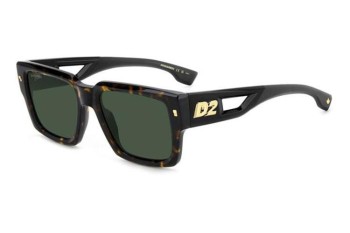 Slnečné okuliare Dsquared2 D20143/S 086/QT Obdĺžníkové Havana