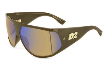 Slnečné okuliare Dsquared2 D20124/S 79U/Z0 Flat Top Hnedé