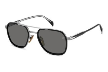 Slnečné okuliare David Beckham DB1161/S 284/M9 Polarized Obdĺžníkové Strieborné