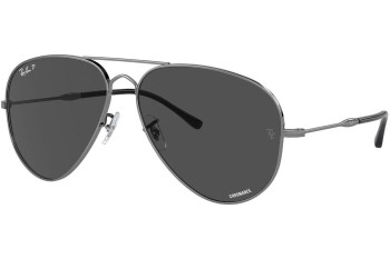 Slnečné okuliare Ray-Ban RB3825 004/K8 Polarized Pilot Sivé