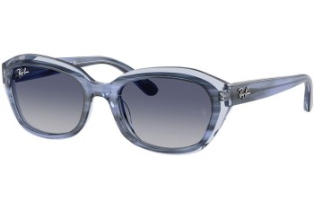 Slnečné okuliare Ray-Ban Junior RJ9081S 71764L Obdĺžníkové Modré