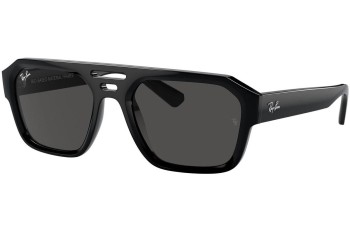 Slnečné okuliare Ray-Ban Corrigan RB4397 667787 Flat Top Čierne