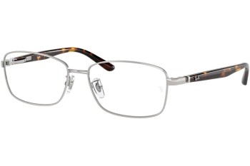 Okuliare Ray-Ban RX6527D 2595 Squared Strieborné