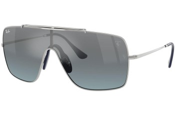 Slnečné okuliare Ray-Ban RB3697M F104Y0 Jednoliate | Shield Strieborné