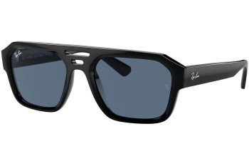 Slnečné okuliare Ray-Ban Corrigan RB4397 667780 Flat Top Čierne