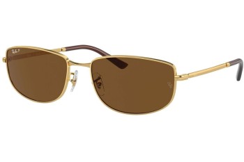 Slnečné okuliare Ray-Ban RB3732 001/57 Polarized Špeciálne Zlaté