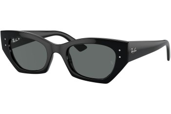 Slnečné okuliare Ray-Ban RB4430 667781 Polarized Browline Čierne