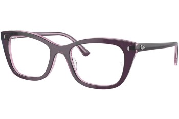 Okuliare Ray-Ban RX5433 8364 Cat Eye Fialové