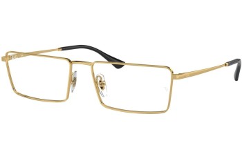 Okuliare Ray-Ban RX6541 2500 Squared Zlaté