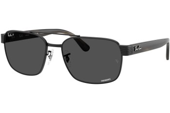 Slnečné okuliare Ray-Ban RB3751CH 002/K8 Polarized Squared Čierne