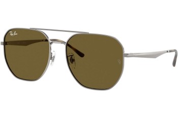 Slnečné okuliare Ray-Ban RB3724D 004/73 Obdĺžníkové Sivé