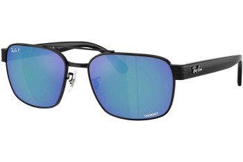 Slnečné okuliare Ray-Ban RB3751CH 002/4L Polarized Squared Čierne