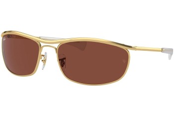 Slnečné okuliare Ray-Ban Olympian I Deluxe RB3119M 001/C5 Obdĺžníkové Zlaté