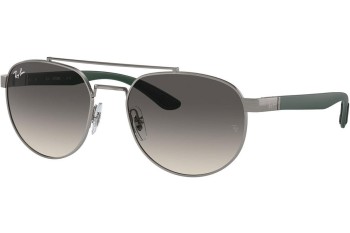 Slnečné okuliare Ray-Ban RB3736 926911 Obdĺžníkové Sivé