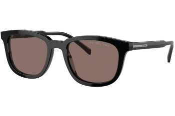 Slnečné okuliare Prada PRA21S 16K30H Polarized Obdĺžníkové Čierne