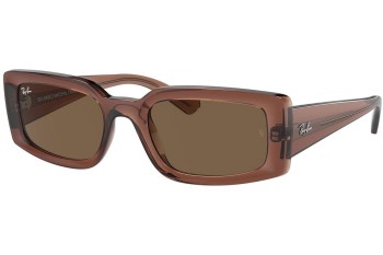 Slnečné okuliare Ray-Ban Kiliane RB4395 667873 Obdĺžníkové Hnedé