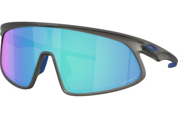 Slnečné okuliare Oakley OO9484D 948403 Jednoliate | Shield Sivé