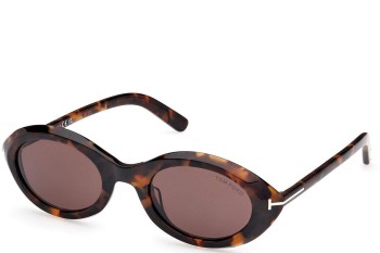 Slnečné okuliare Tom Ford Carmen FT1186 52E Oválne Havana